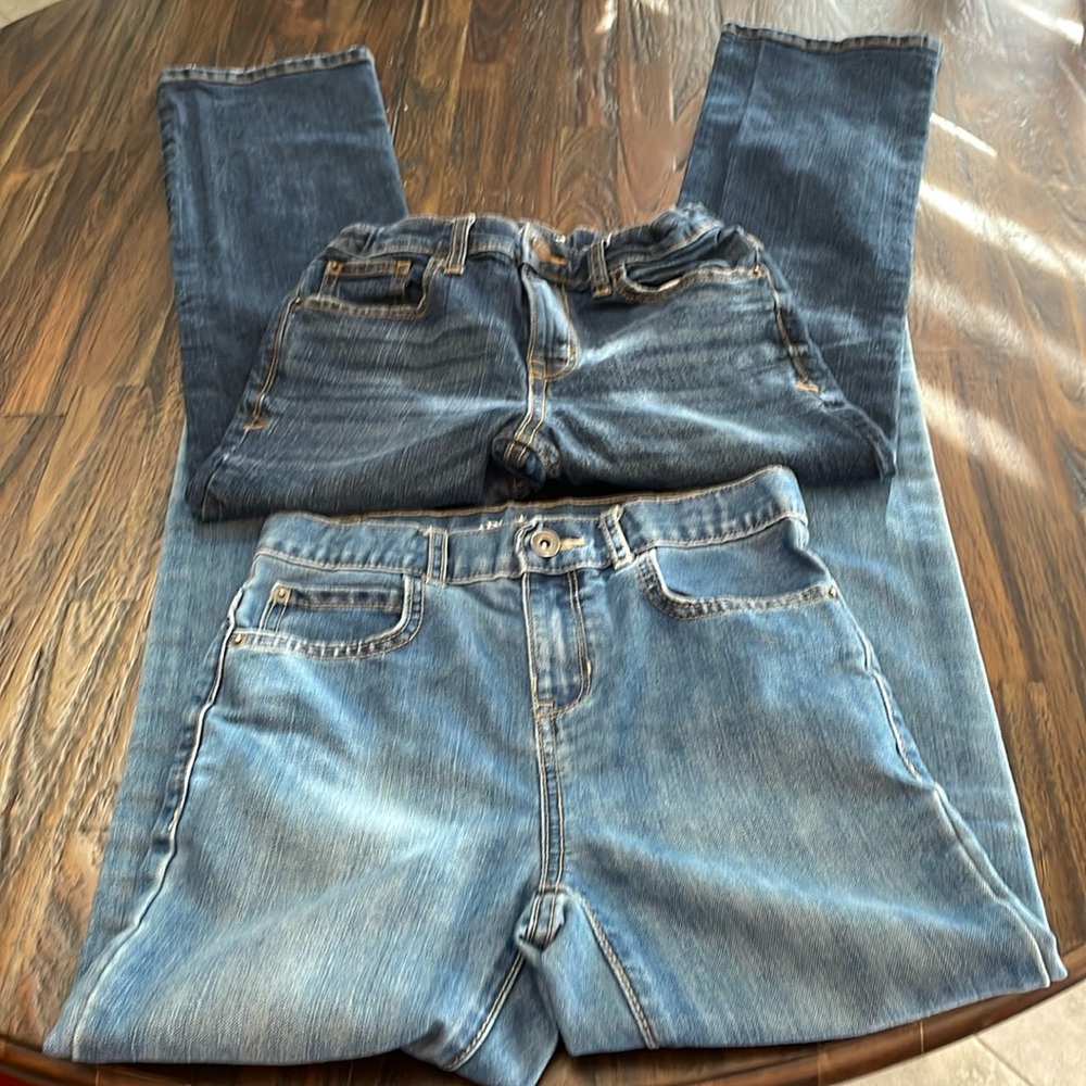 Two pair girls size 10 jeans